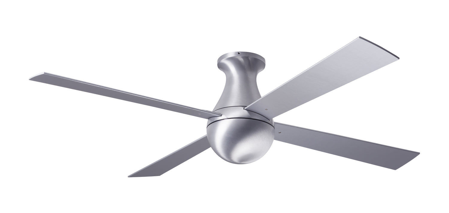 Modern Fan Co - BAL-FM-BA-52-AL-NL-003 - 52"Ceiling Fan - Ball Flush - Brushed Aluminum