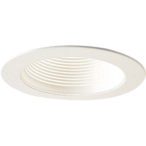 Nora Lighting - NL-410P - 4"Phenolic Stepp Baf - Rec Lv 4" Trim - White Phenolic