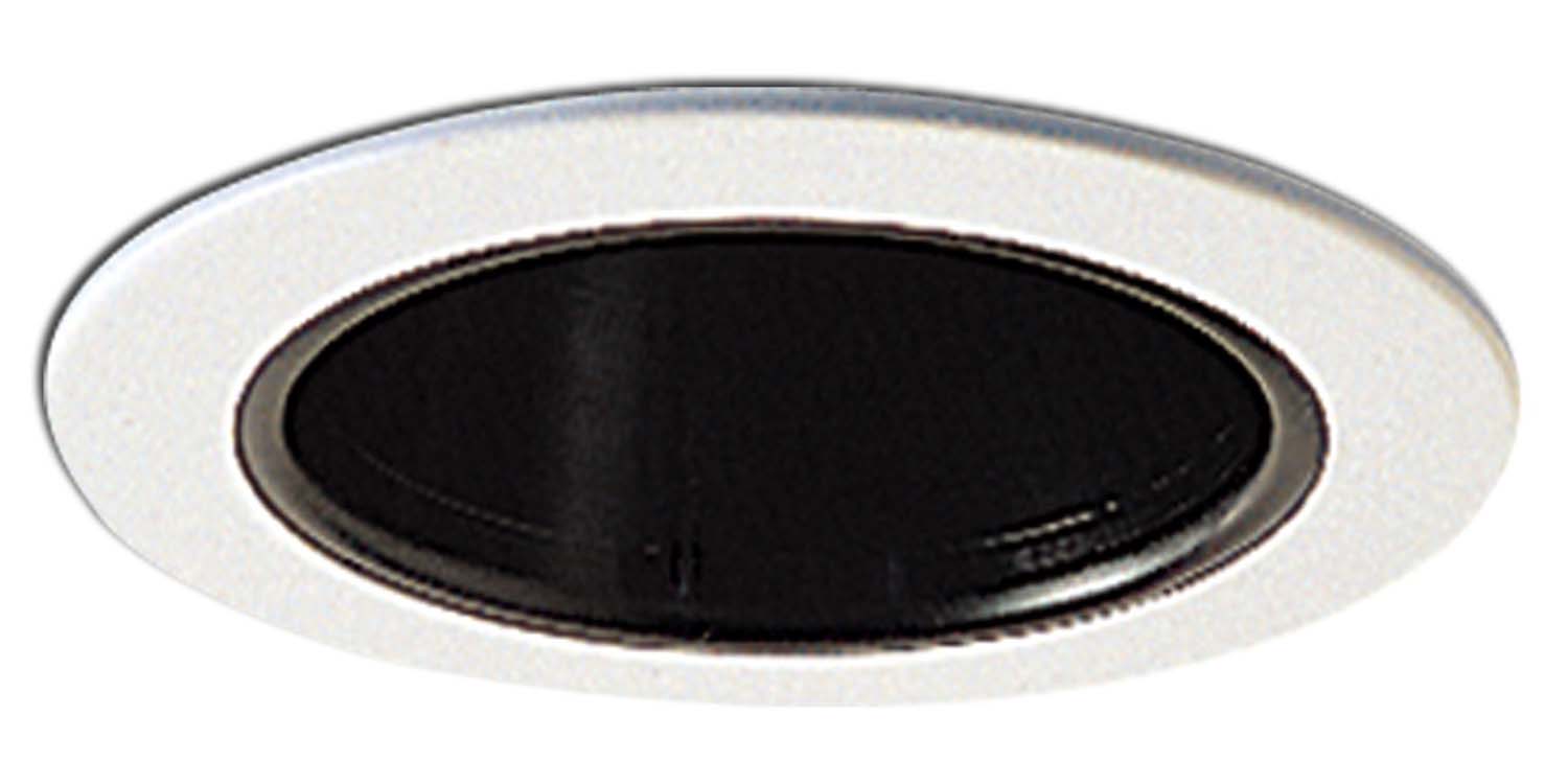 Nora Lighting - NL-413 - 4"Ref Ring - Rec Lv 4" Trim - Black / White