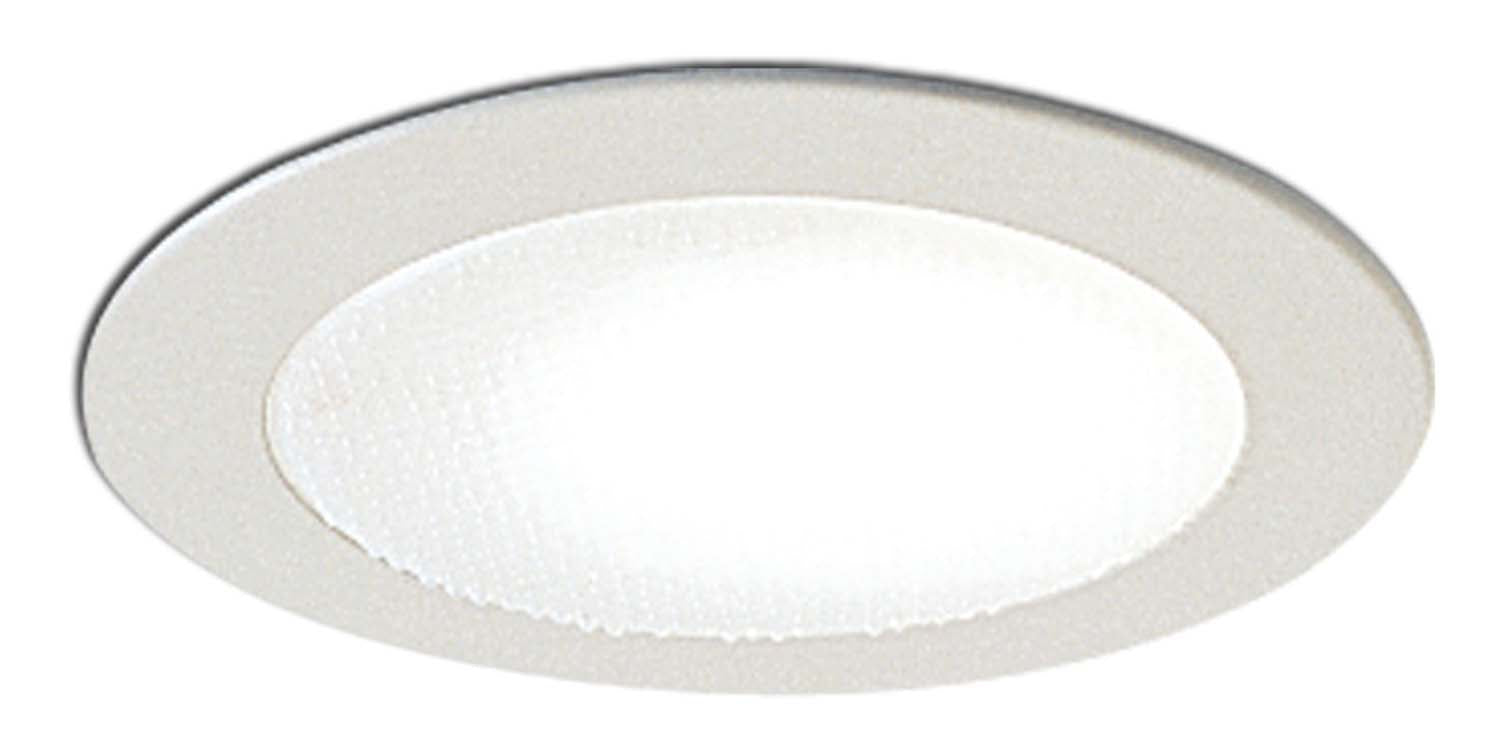 Nora Lighting - NL-422W - 4"Albalite Shwr Trim - Rec Lv 4" Trim - White