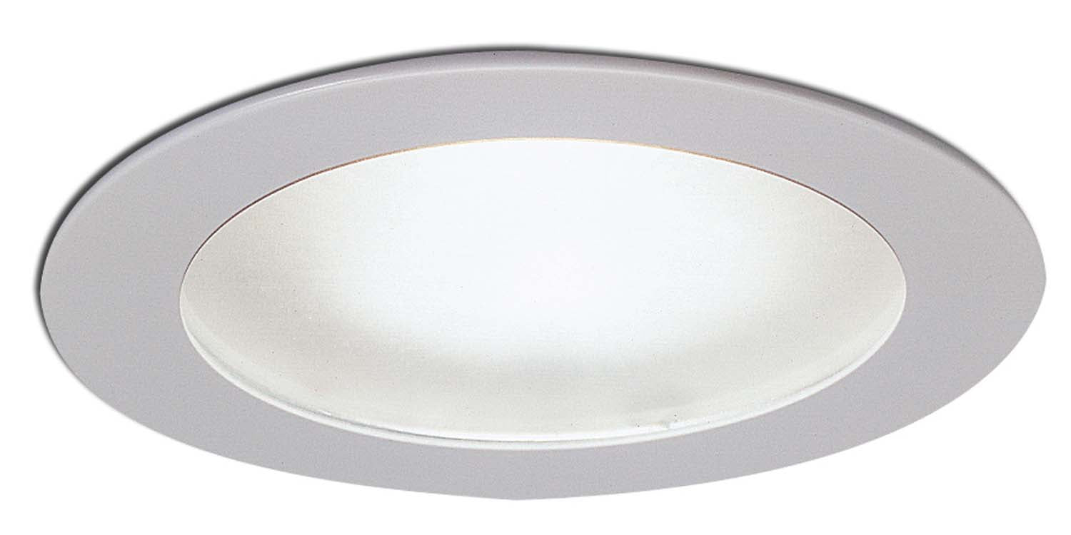 Nora Lighting - NL-426W - 4"Frst Flat Shwr Trim - Rec Lv 4" Trim - White