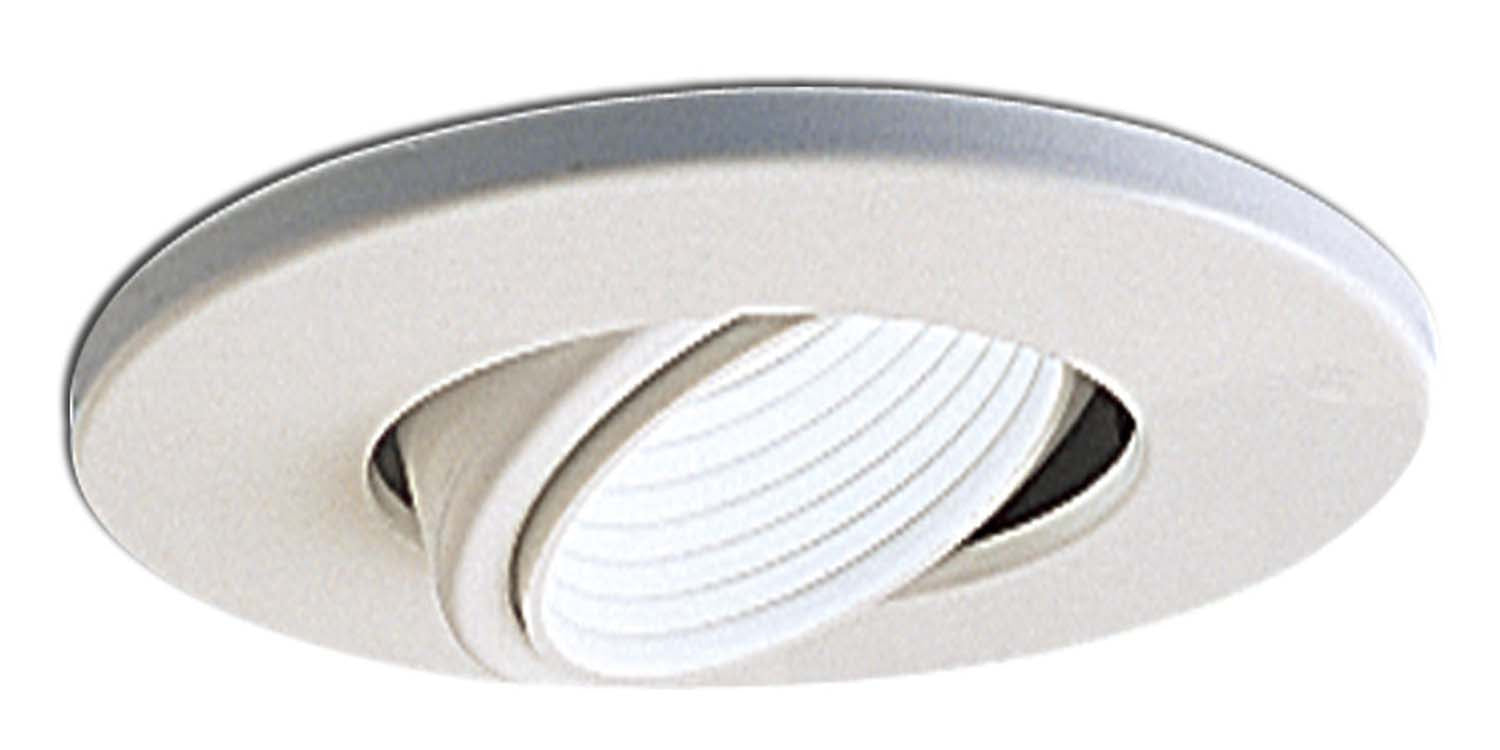 Nora Lighting - NL-463WW - 4" Baf,Gimbal & Trim - Rec Lv 4" Trim - White Eyeball/White