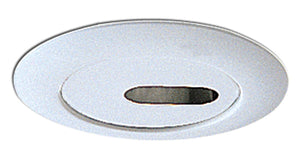 Nora Lighting - NL-645 - 6" Metal Slot Aperture Trim - Rec Lv 6" Trim - White