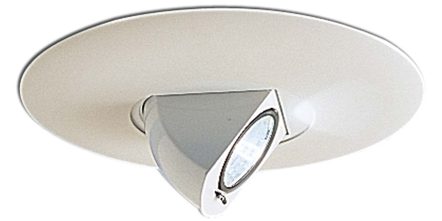 Nora Lighting - NL-680W - 6" Surface Adjustable Elbow W/ Metal Trim - Rec Lv 6" Trim - White