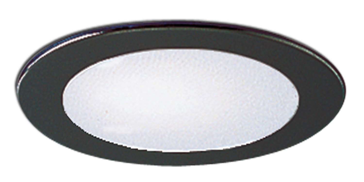 Nora Lighting - NS-22B - 4" Albalite Lens W/ Metal Trim - Rec Inc 4" Trim - Black