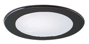 Nora Lighting - NS-22B - 4" Albalite Lens W/ Metal Trim - Rec Inc 4" Trim - Black