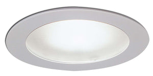 Nora Lighting - NS-26W - 4" Flat Lens W/ Metal Trim - Rec Inc 4" Trim - White