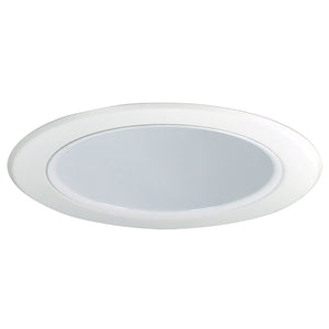 Nora Lighting - NT-5014W - 5" Air-Tight Cone Reflectorector W/ Metal Ring - Rec Inc 5" Trim - White