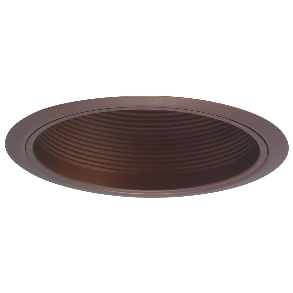 Nora Lighting - NTM-41BZ - 6" Stepped Baffle W/ Plastic Ring - Rec Inc 6" Trim - Bronze