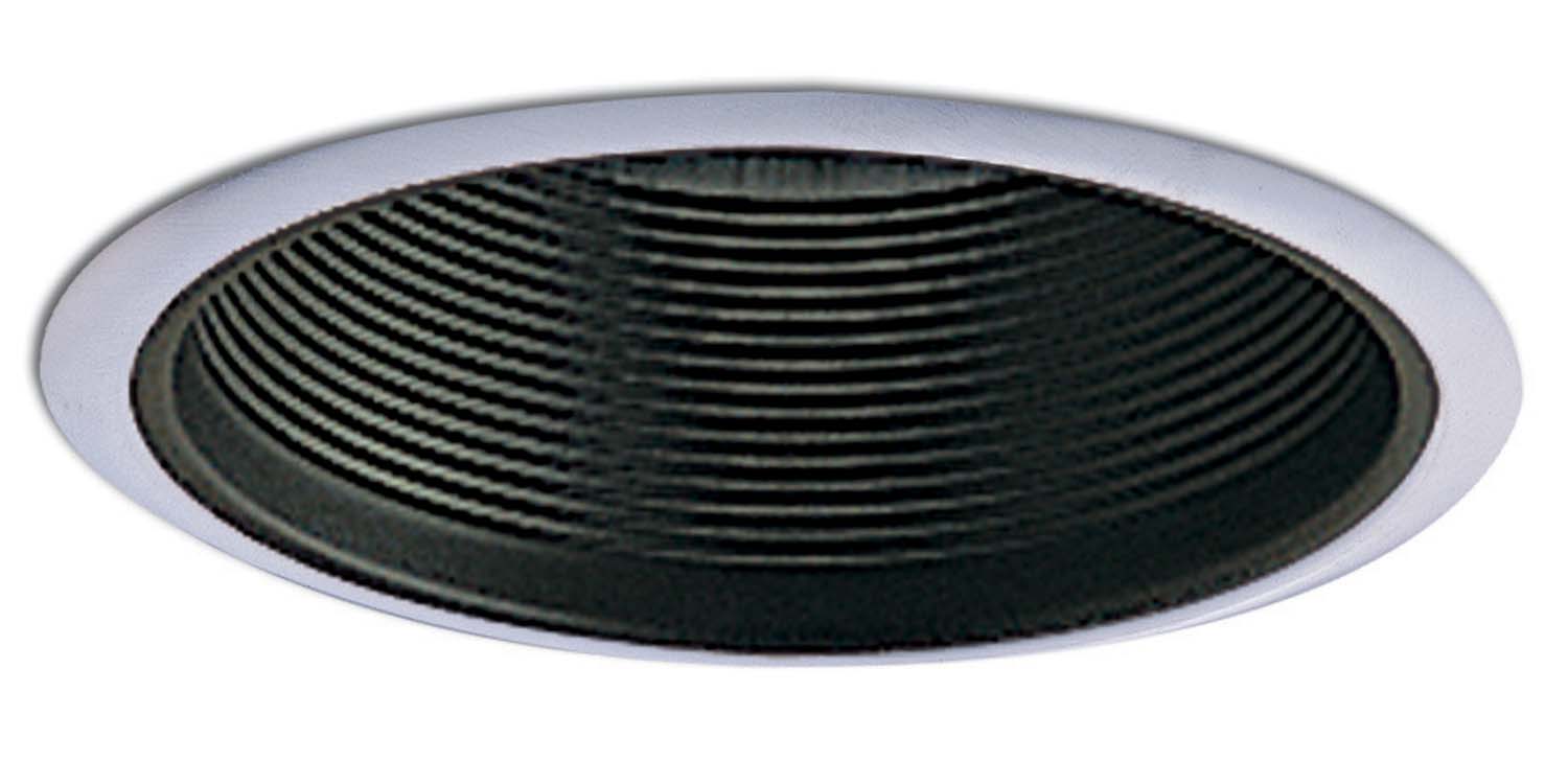 Nora Lighting - NTM-513B - 5" Air-Tight Baffle Cone W/ Flange - Rec Inc 5" Trim - Black