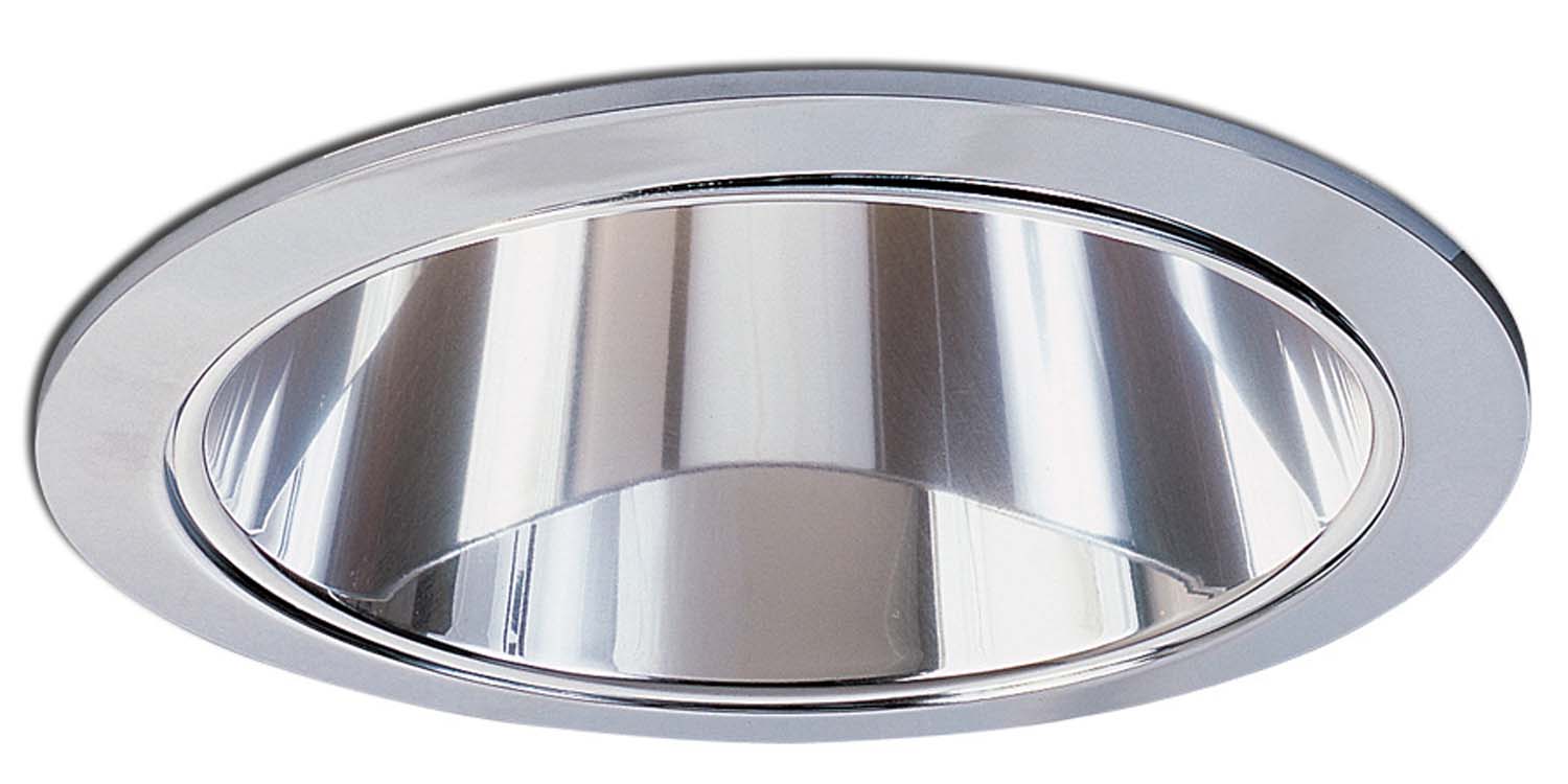 Nora Lighting - NTS-31C - 6" Specular Clear Reflectorector W/ Plastic Ring - Rec Inc 6" Trim - Chrome