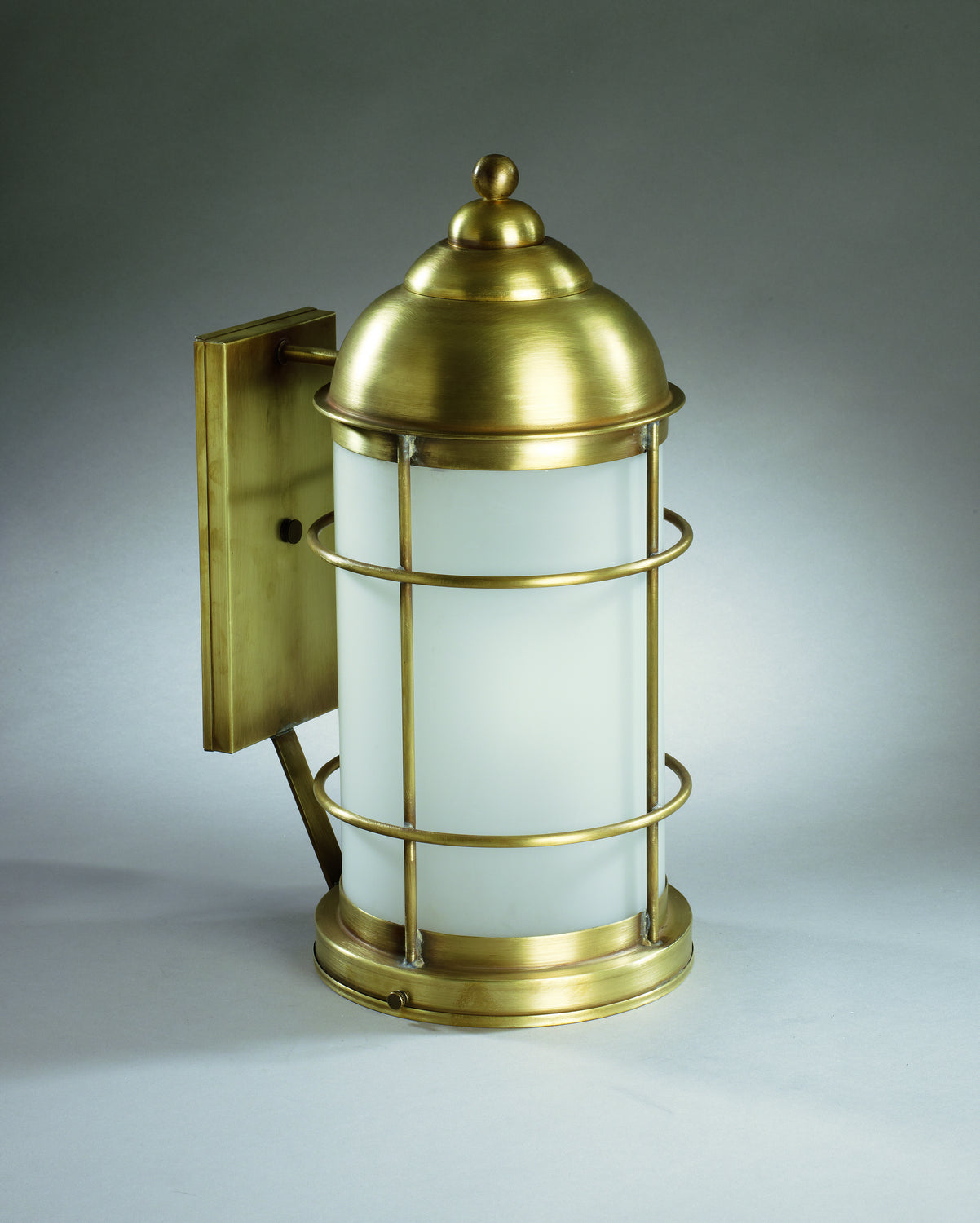 Northeast Lantern - 3531-AB-MED-FST - One Light Wall Mount - Nautical - Antique Brass