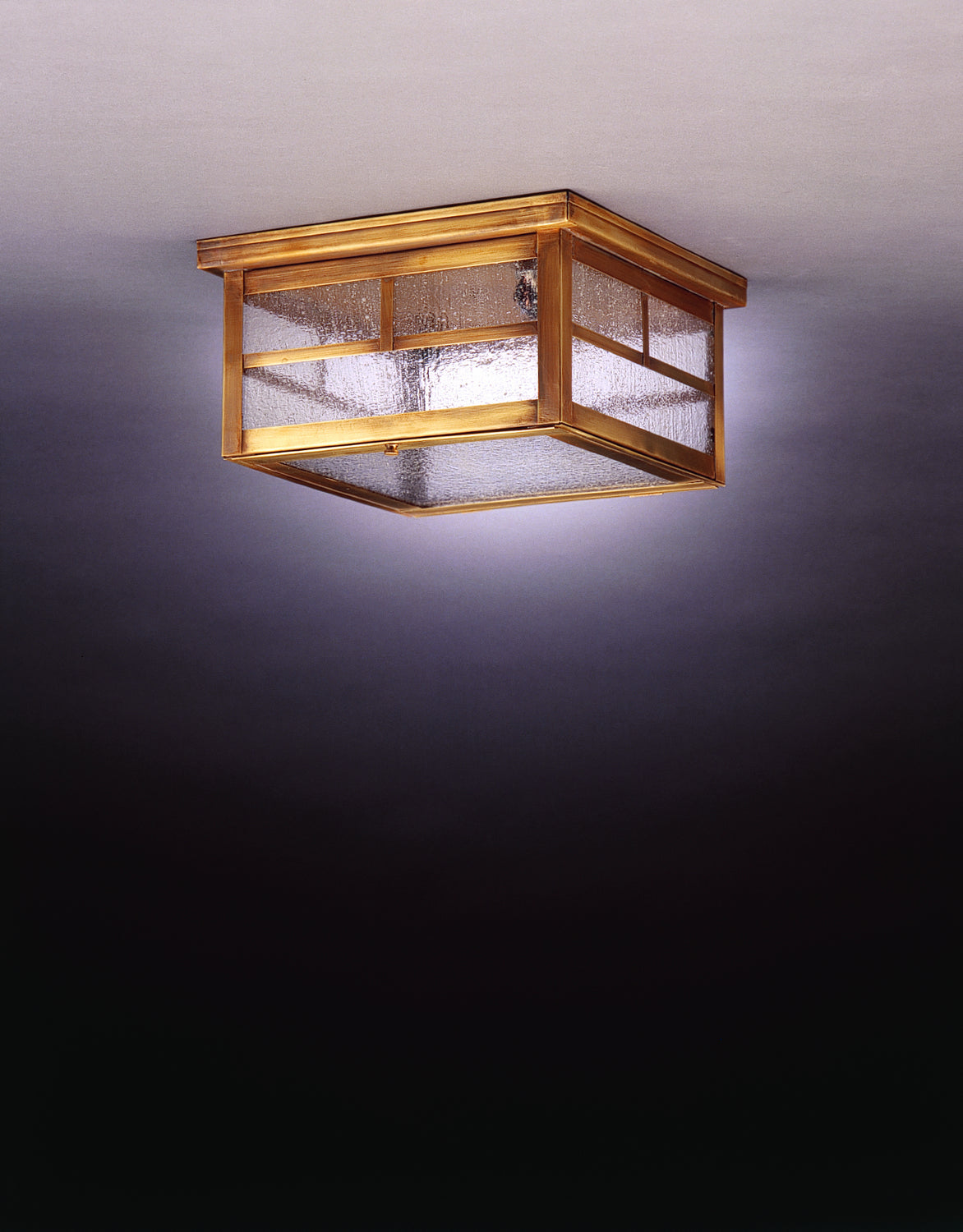 Northeast Lantern - 4404-AB-MED2-SMG - Two Light Flush Mount - Flush Mount - Antique Brass