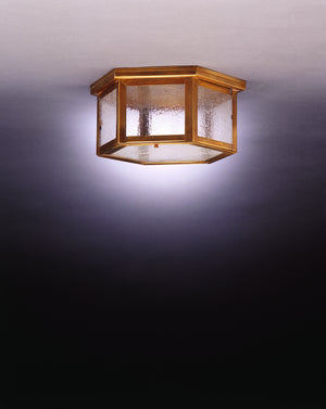 Northeast Lantern - 4604-AB-MED2-SMG - Two Light Flush Mount - Flush Mount - Antique Brass