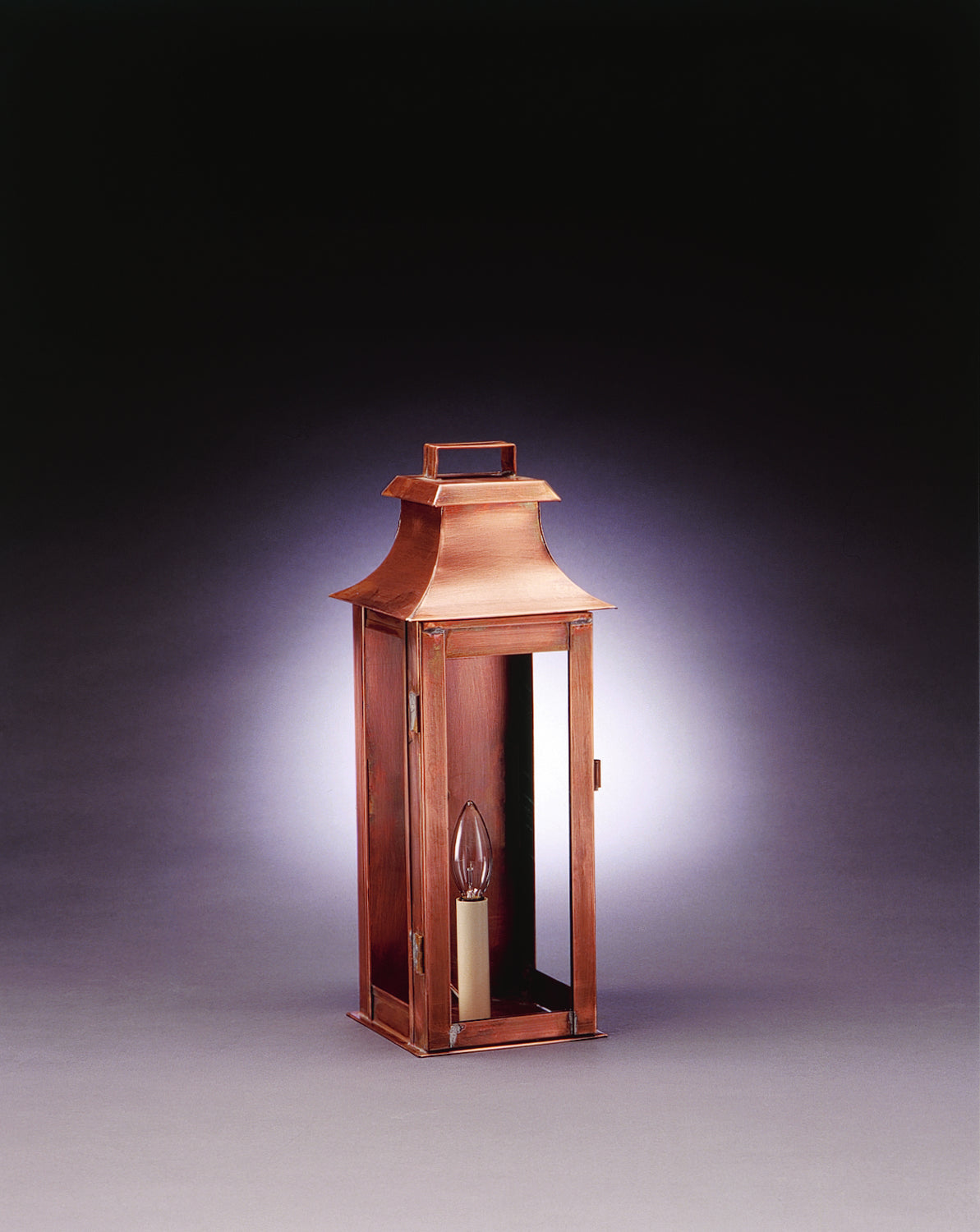 Northeast Lantern - 5621-AC-LT1-CLR - One Light Wall Mount - Concord - Antique Copper