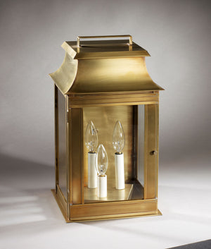 Northeast Lantern - 5631-AB-LT3-CLR - Three Light Wall Mount - Concord - Antique Brass