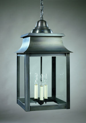 Northeast Lantern - 5652-DB-LT3-CLR - Three Light Hanging Lantern - Concord - Dark Brass