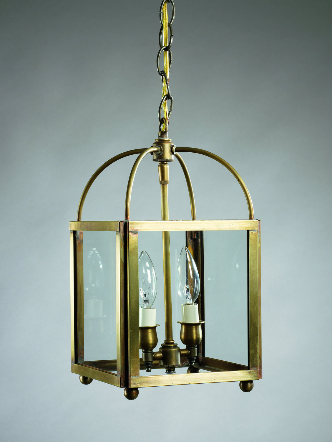 Northeast Lantern - 6812-AB-LT2-CLR - Two Light Hanging Lantern - Foyer - Antique Brass