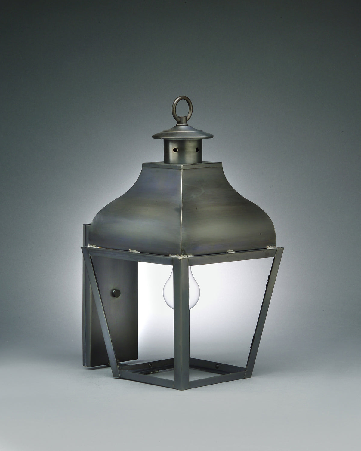 Northeast Lantern - 7631-DB-MED-CLR - One Light Wall Mount - Stanfield - Dark Brass