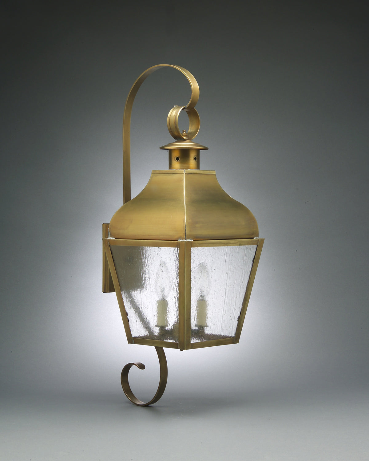 Northeast Lantern - 7638-AB-LT2-SMG - Two Light Wall Mount - Stanfield - Antique Brass