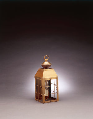 Northeast Lantern - 8311-AB-LT1-CLR - One Light Wall Mount - Woodcliffe - Antique Brass