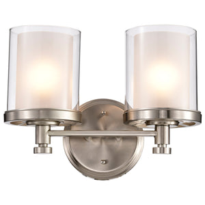 Nuvo Lighting - 60-4642 - Two Light Vanity - Decker - Brushed Nickel