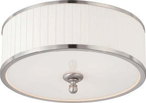 Nuvo Lighting - 60-4741 - Three Light Flush Mount - Candice - Brushed Nickel