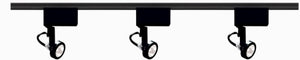 Nuvo Lighting - TK315 - Three Light Track Kit - Track Lighting Kits Black - Black