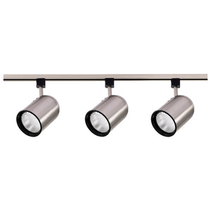 Nuvo Lighting - TK342 - Three Light Track Kit - Track Lighting Kits Brushed Nickel - Brushed Nickel