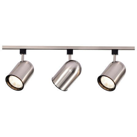 Nuvo Lighting - TK342 - Three Light Track Kit - Track Lighting Kits Brushed Nickel - Brushed Nickel