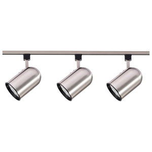 Nuvo Lighting - TK342 - Three Light Track Kit - Track Lighting Kits Brushed Nickel - Brushed Nickel