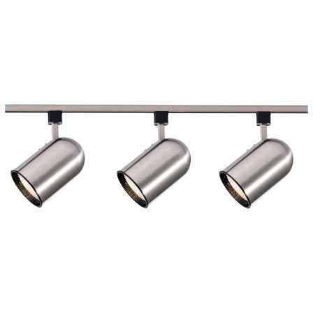 Nuvo Lighting - TK342 - Three Light Track Kit - Track Lighting Kits Brushed Nickel - Brushed Nickel