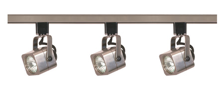 Nuvo Lighting - TK347 - Three Light Track Kit - Track Lighting Kits Brushed Nickel - Brushed Nickel