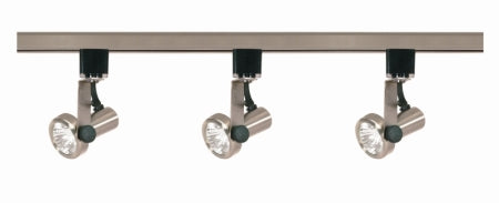 Nuvo Lighting - TK353 - Three Light Track Kit - Track Lighting Kits Brushed Nickel - Brushed Nickel