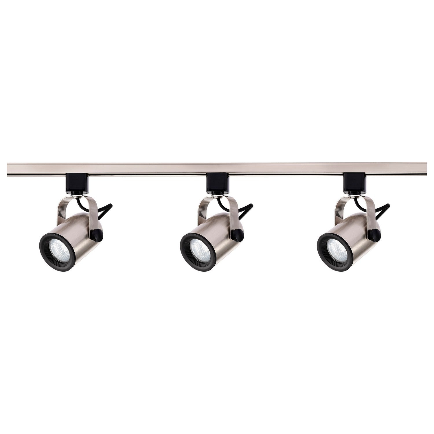 Nuvo Lighting - TK354 - Three Light Track Kit - Track Lighting Kits Brushed Nickel - Brushed Nickel