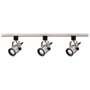 Nuvo Lighting - TK354 - Three Light Track Kit - Track Lighting Kits Brushed Nickel - Brushed Nickel