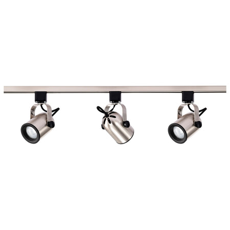 Nuvo Lighting - TK354 - Three Light Track Kit - Track Lighting Kits Brushed Nickel - Brushed Nickel