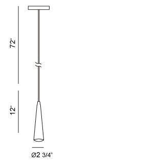 Eurofase - 20444-037 - SLIVER-PEN-12IN-BK - SLIVER - Black
