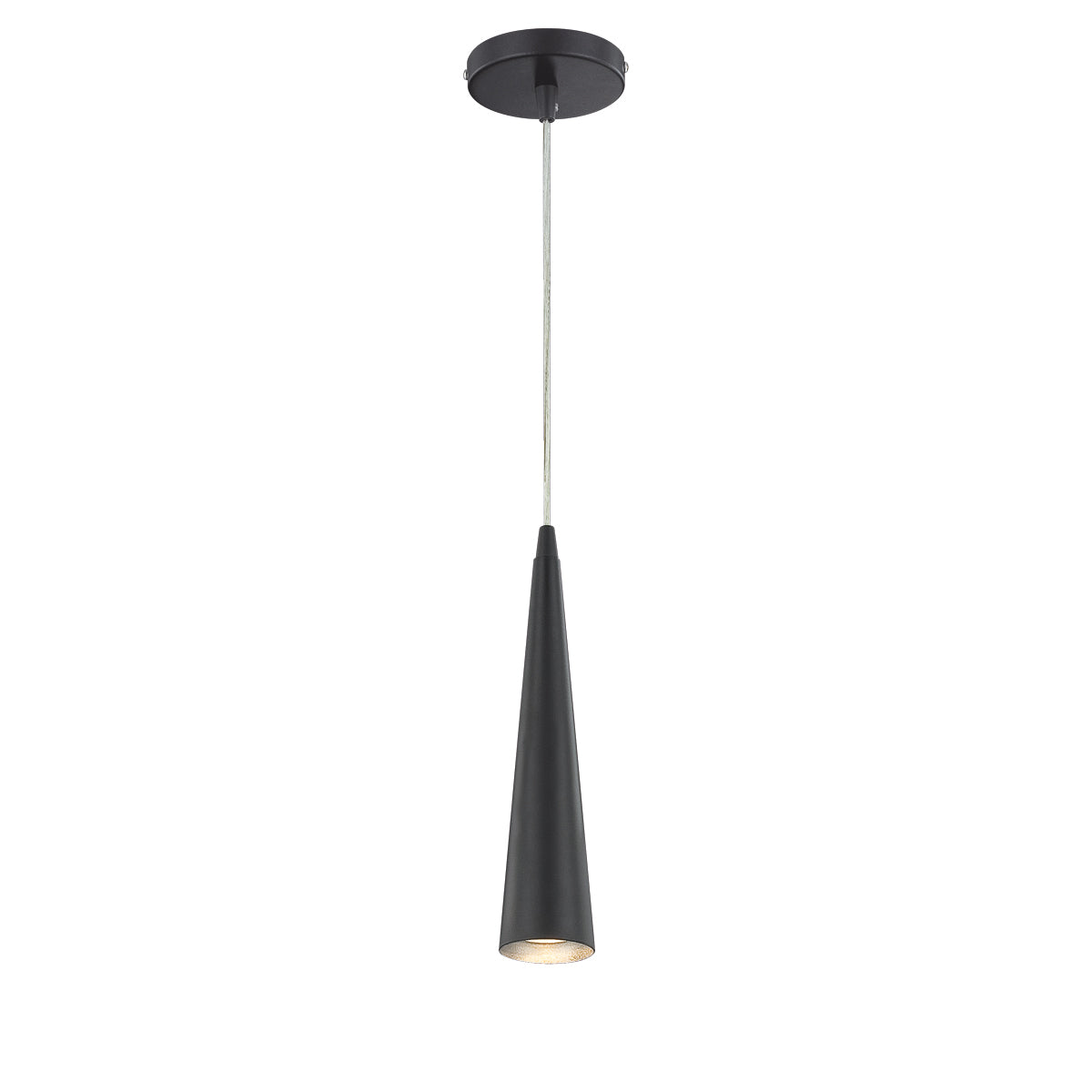 Eurofase - 20444-037 - One Light Pendant - Sliver - Black