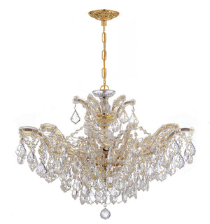 Crystorama - 4439-GD-CL-S - Six Light Chandelier - Maria Theresa - Gold