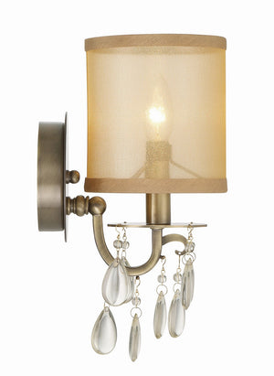 Crystorama - 5621-AB - One Light Wall Sconce - Hampton - Antique Brass