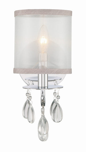 Crystorama - 5621-CH - One Light Wall Sconce - Hampton - Polished Chrome