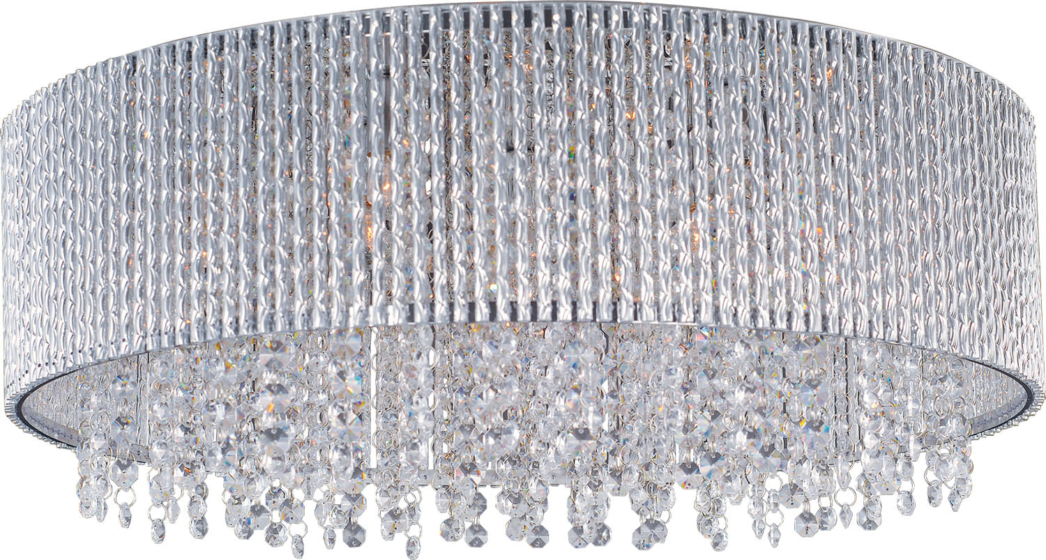 ET2 - E23132-10PC - LED Flush Mount - Spiral - Polished Chrome