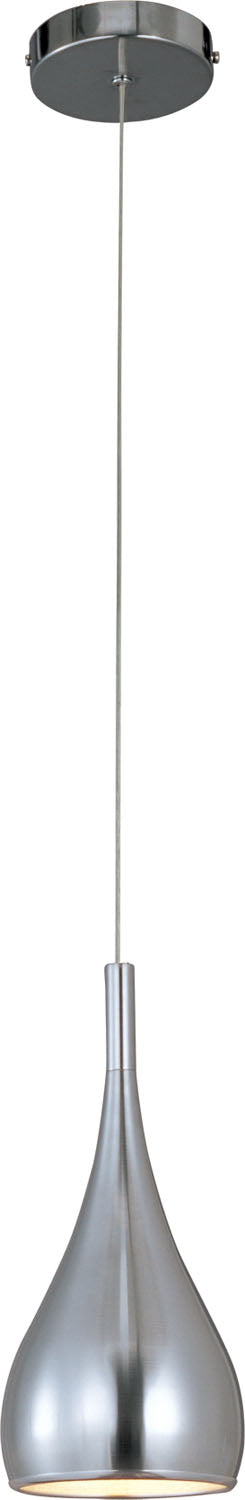 ET2 - E24055-SN - One Light Pendant - Teardrop - Satin Nickel