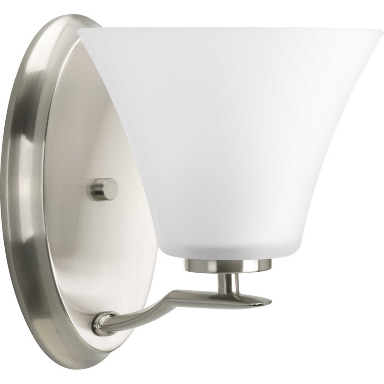 Progress Lighting - P2004-09 - One Light Bath Bracket - Bravo - Brushed Nickel