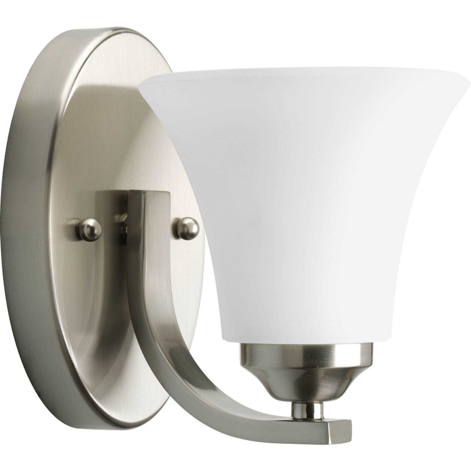 Progress Lighting - P2008-09 - One Light Bath Bracket - Adorn - Brushed Nickel