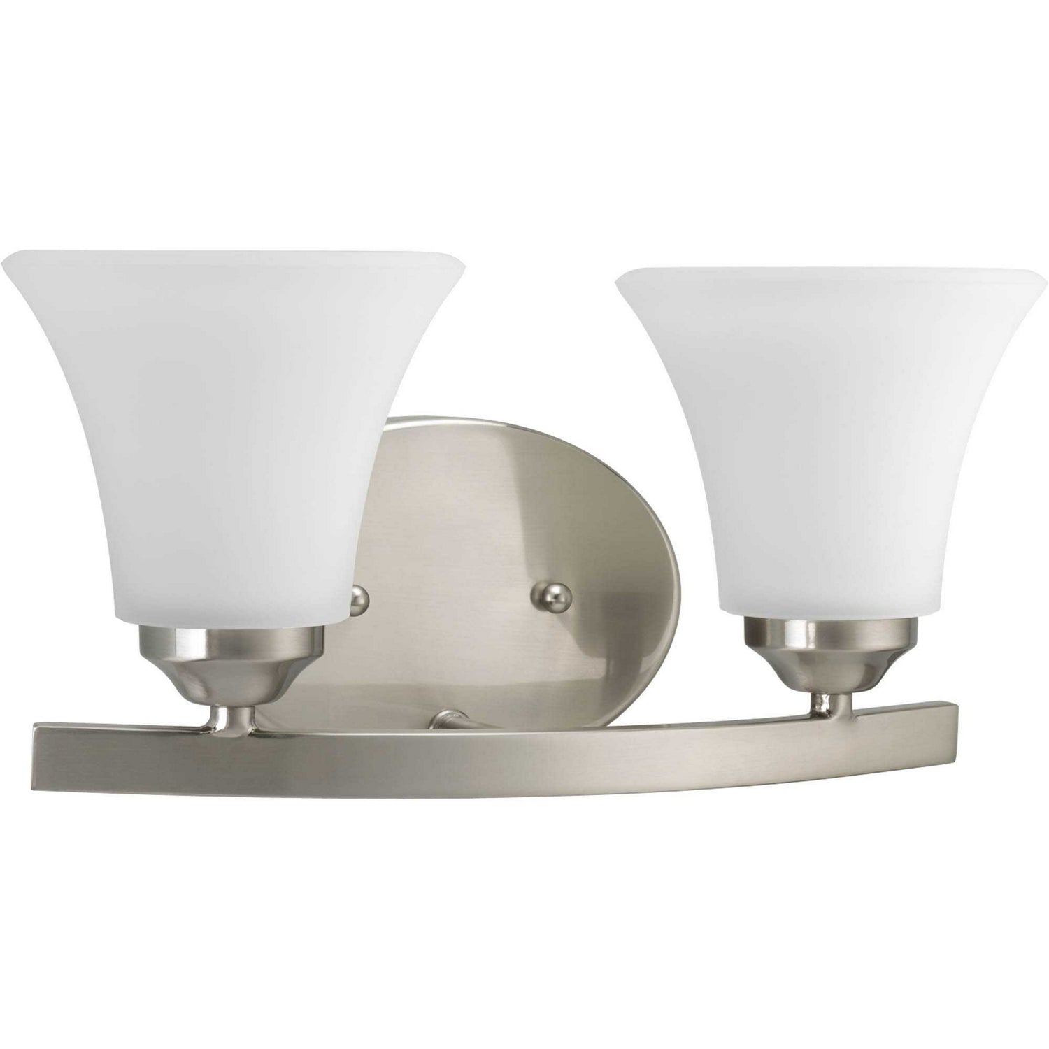 Progress Lighting - P2009-09 - Two Light Bath Bracket - Adorn - Brushed Nickel