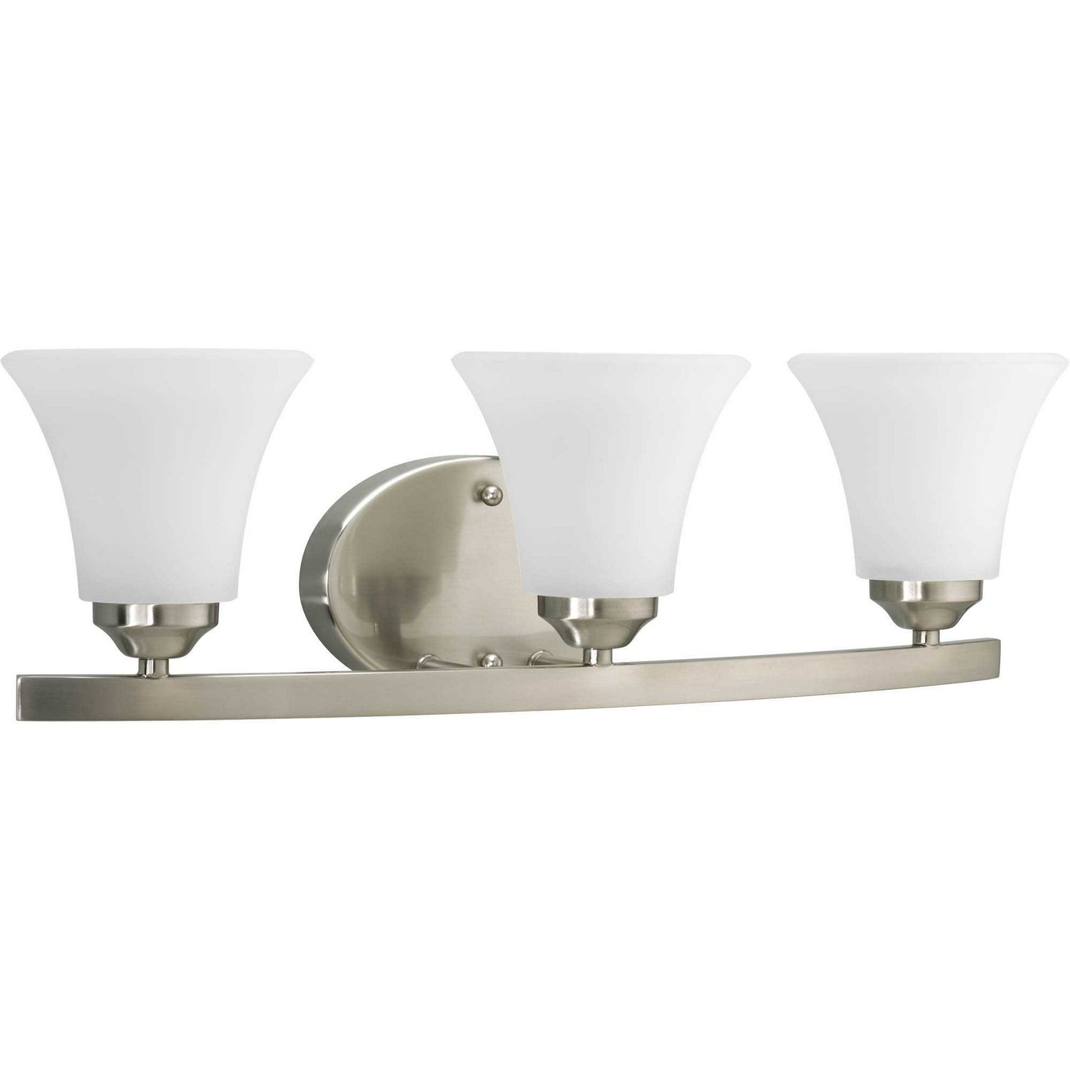 Progress Lighting - P2010-09 - Three Light Bath Bracket - Adorn - Brushed Nickel