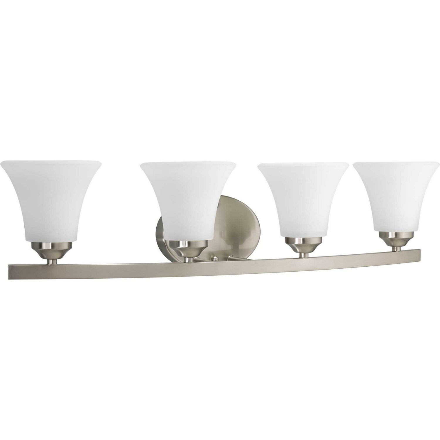 Progress Lighting - P2011-09 - Four Light Bath Bracket - Adorn - Brushed Nickel