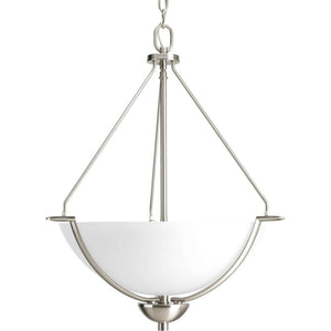 Progress Lighting - P3912-09 - Three Light Pendant - Bravo - Brushed Nickel